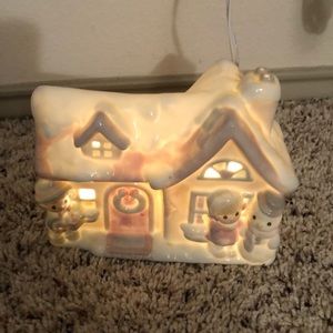 Precious Moments Christmas light up house